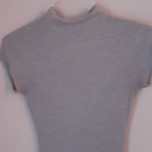 Grey tight maxi dress